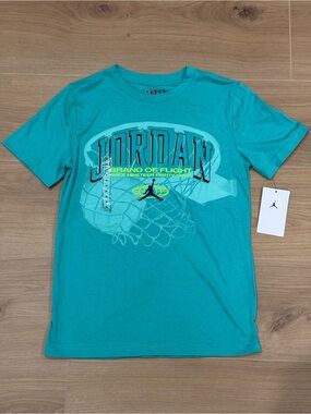 Jordan Teal 'Brand of Flight' Graphic Short Sleeve Tee